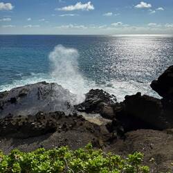 The famous Blow Hole Beach
