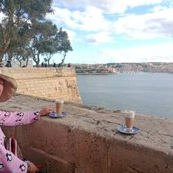 Coffee on the city walls