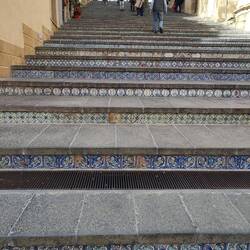 La Scala - Wahrzeichen der Töpferstadt Caltagirone