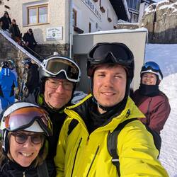 Selfie vor dem Kölner Haus