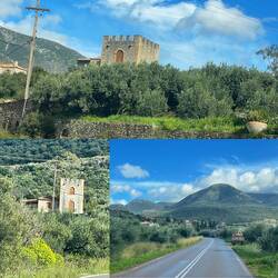 ..diese typischen Turm-Häuser der Mani sieht man überall..