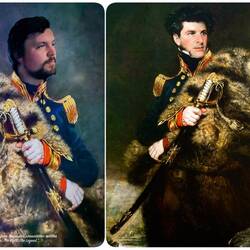 Tennessee as Ross and Ross as himself ... from "The Man, The Myth, The Legend" lecture.