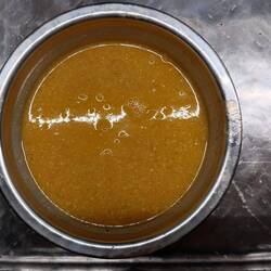 Soep in de kom, heerlijk......