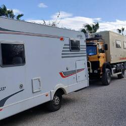 Angekommen in Marrakesch auf Campingplatz