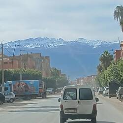 Schnee auf dem Atlas