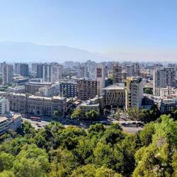 Santiago cityscape.