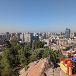 Downtown view from Santa Lucia Hill park