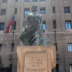 Allende - Chilean socialist president until killed in 1973 with the help of the CIA