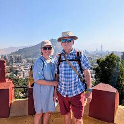 At Santa Lucia Hill park