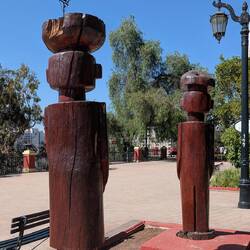 At Santa Lucia Hill park.