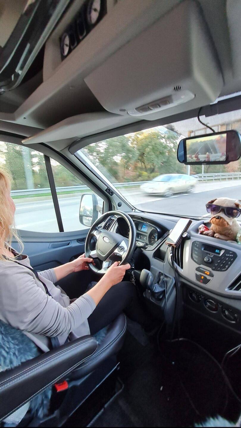Heute durfte Moni fahren, also kamen wir auch pünktlich in Figures an