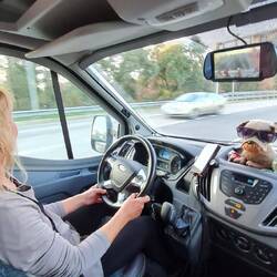 Heute durfte Moni fahren, also kamen wir auch pünktlich in Figures an