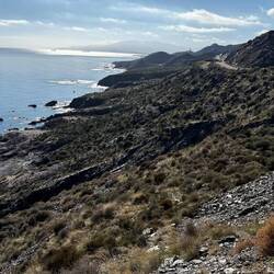 Im Gegenlicht bekommt man fast den Eindruck auf Lanzarote zu sein