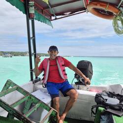 Kapitän Ivan in seinem Element