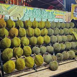 Und überall riecht es nach Durian.