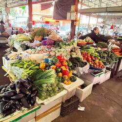 Mais avant passage au grand marché local... on en a pris plein les yeux 🫣