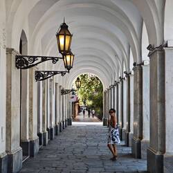 Die Arkaden vom Rathaus