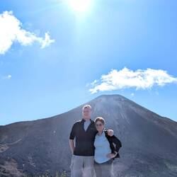 Pacaya Volcano - as high as we are allowed to go