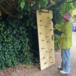 Und auf einmal kam dann doch die Tür um die Ecke....