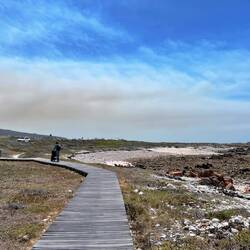 Die Rauchwolken werden unseren stetigen Begleiter.