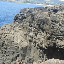 One of the last to jump