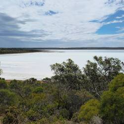 Pink Lake, der nicht pink ist