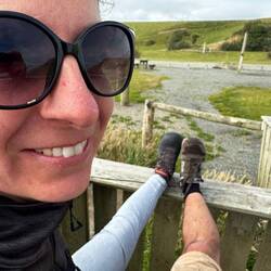 Zwischendurch mal die Beine dehnen tut gut...