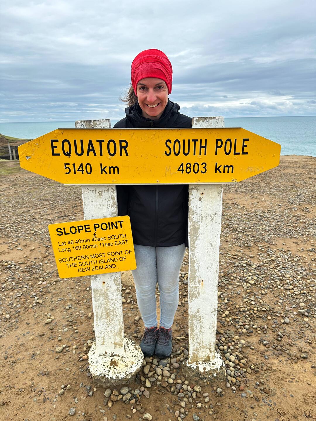 Der Slope Point, näher am Südpol als am Äquator