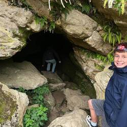 Der Eingang zur Clifden Höhle