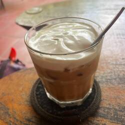 Salted coffee