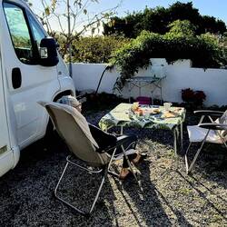 endlich Frühstück wieder draußen