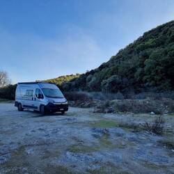 Fanden glücklicherweise einen privaten Einstieg, abseits der Einheimischen und anderen Campern.