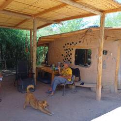Rondavel von Johan und Martina mit Außenküche