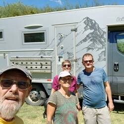 Mit Martina und Johan