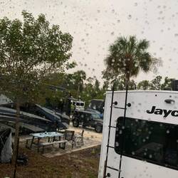 Es gibt auch Regentage im Sun shine state