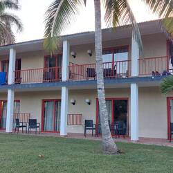 Unsere Unterkunft im Badeurlaub.