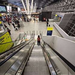 Hier geht es noch abwärts, bald geht's aufwärts Richtung Madrid.