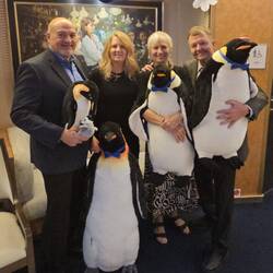Formal night -- tuxedos (for some) -- penguin suits (for us!) 🤣