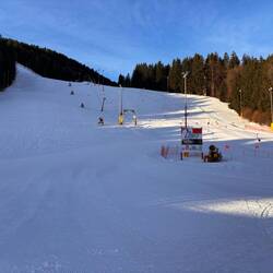 Blick auf den Sonnbilchl Trainingshang