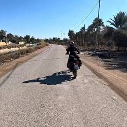 "countryside" in Iraq means desert - or, alongside the rivers, tons of dates