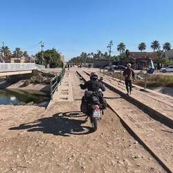 Trying to ride the smaller roads of the country.