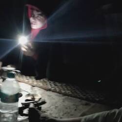 We arrive at the Husseyininya. In the night, dinner is wonderful