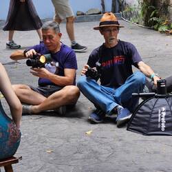 Währenddessen wird weiter abgelichtet.