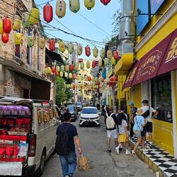 Die Gassen sind voll bunt und für Photos sehr geeignet.