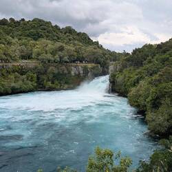 Huka Falls from one side