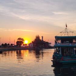 Coucher de soleil depuis le port de Duong dong, la ville principale de Phu Quoc 🥰
