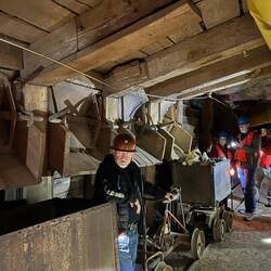 Another talk by our guide, Dave, on mining.