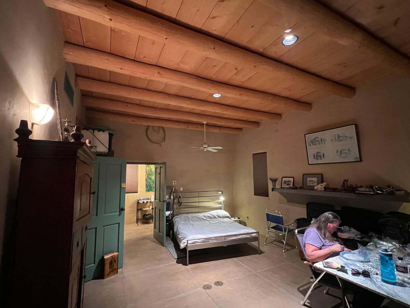 Our diggs for a few nights. Alain's guest cottage main room.