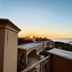 Sunset view from condo/penthouse