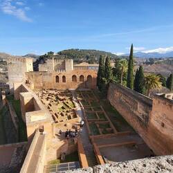 Blick auf die Alhambra von oben